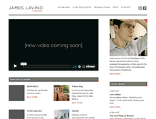 Tablet Screenshot of jameslavino.com